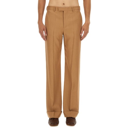 GABARDINE PANTS WITH LAPELS