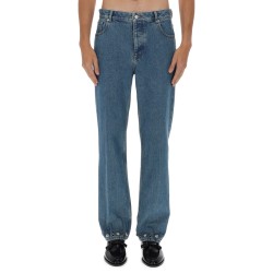 JEANS WITH METAL DETAILS