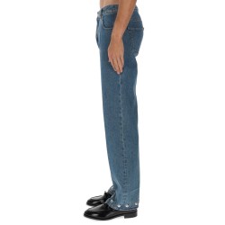 JEANS WITH METAL DETAILS