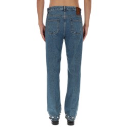 JEANS WITH METAL DETAILS