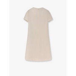 Virgin wool and silk mini dress