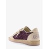 Ball Star leather sneakers with glittered insert