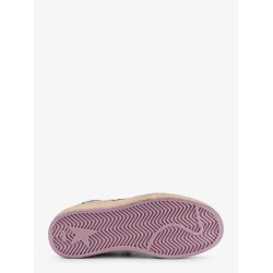 Ball Star leather sneakers with glittered insert