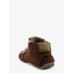 Roadie suede boot with logo on the side