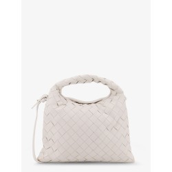 Mini Hop leather crossbody bag with Intrecciato pattern