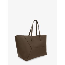 BC Duo hammered leather shoulder bag