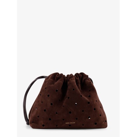 Romy suede shoulder bag