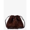 Romy suede shoulder bag
