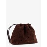 Romy suede shoulder bag