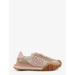 Nylon sneakers with logo patch on the side