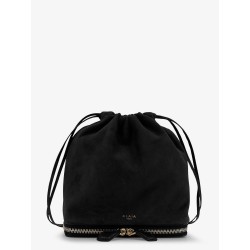 Le Pochon suede shoulder bag