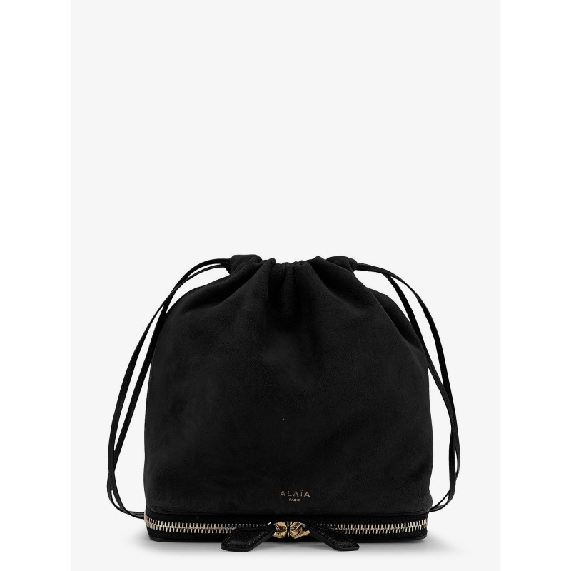 Le Pochon suede shoulder bag