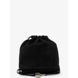 Le Pochon suede shoulder bag