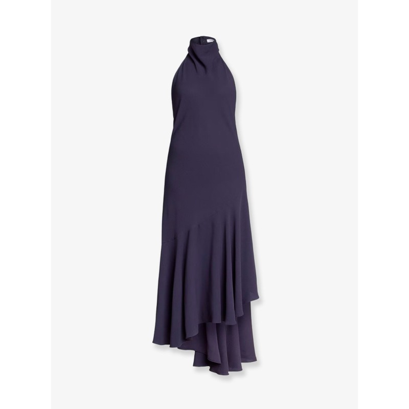 Asym viscose long dress