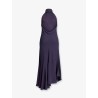 Asym viscose long dress