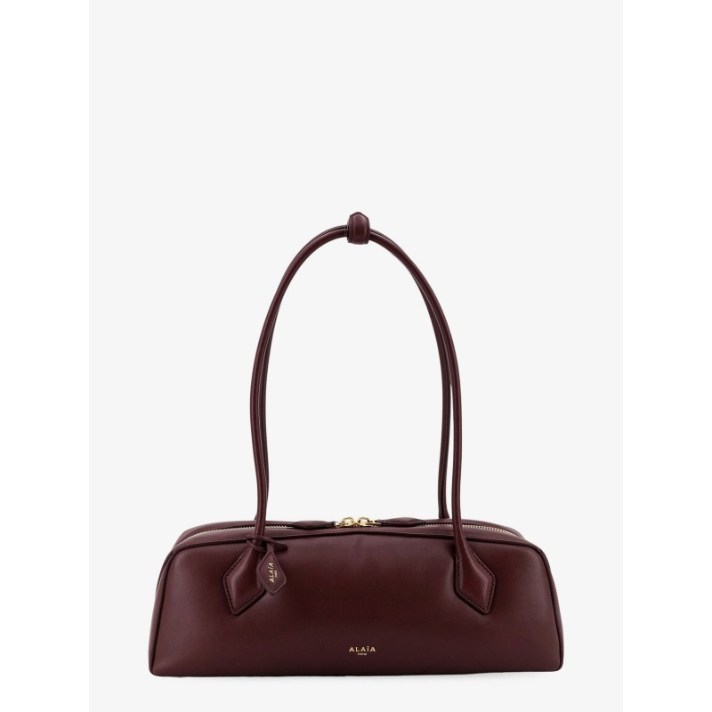 Le Teckel padded leather shoulder bag