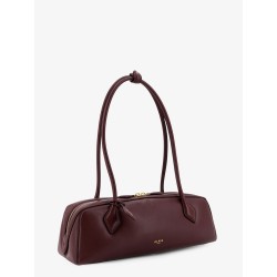 Le Teckel padded leather shoulder bag