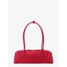 Teckel Medium suede shoulder bag