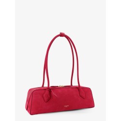 Teckel Medium suede shoulder bag