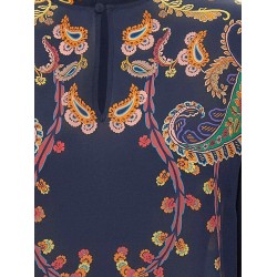 Multicolor silk shirt