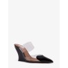 Le Coeur patent leather mule