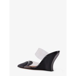 Le Coeur patent leather mule