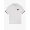 Stretch organic cotton polo shirt