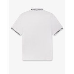 Stretch organic cotton polo shirt