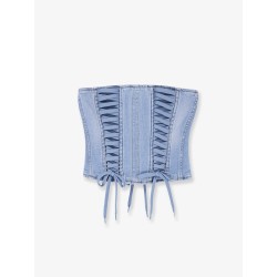 Urban denim bustier