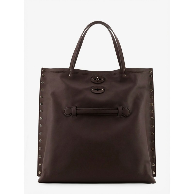 A Spasso leather shopping bag