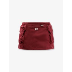 Cotton mini skirt