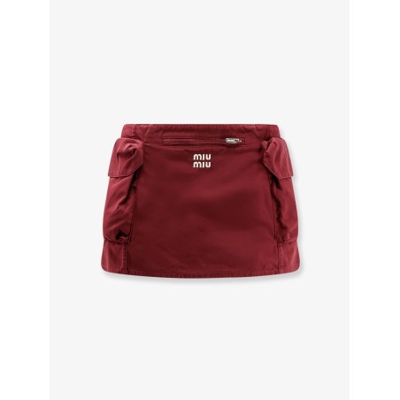 Cotton mini skirt