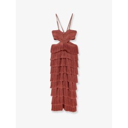 Amethyst fringed dress