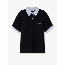 Piquet cotton polo shirt