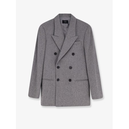 Manes wool blend double-breasted blazer