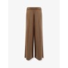 Lama viscose blend trousers