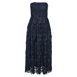 3D LACE MIDI DRESS