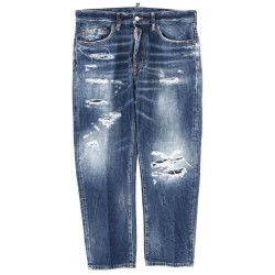 JEANS WITH "DESTROYED" DETAILS