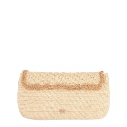 RAFFIA "CACTUS" CLUTCH BAG