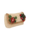 RAFFIA "CACTUS" CLUTCH BAG