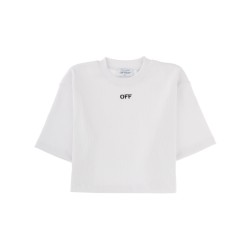 CROPPED T-SHIRT WITH LOGO