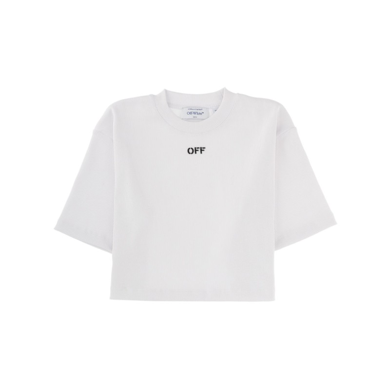 CROPPED T-SHIRT WITH LOGO
