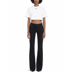 CROPPED T-SHIRT WITH LOGO