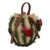 "CACTUS" BAG WITH FLORAL DETAILS