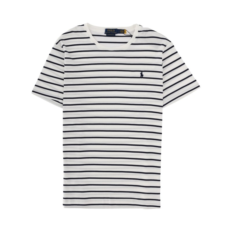 STRIPED LOGO T-SHIRT