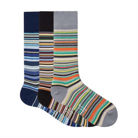 3-PACK STRIPED SOCKS