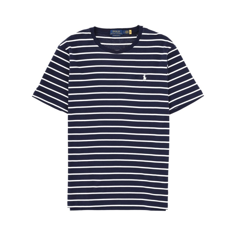 STRIPED LOGO T-SHIRT