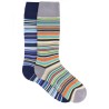 2-PACK STRIPED SOCKS