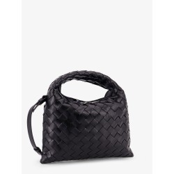 Mini Hop leather crossbody bag with Intrecciato pattern