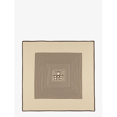 Centered Monogram silk foulard